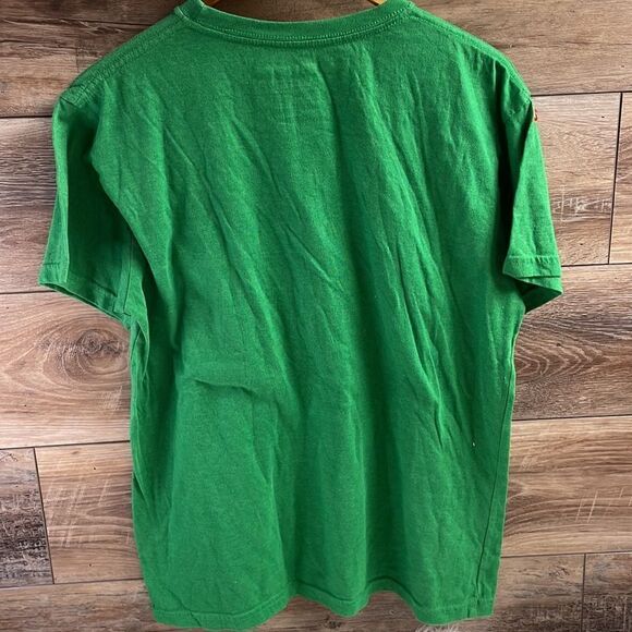 VFifthSun Unisex Tshirt “Irish you would beer me” , Size L, Green and White - Picture 3 of 4